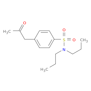 Benzenesulfonamide, 4-(2-oxopropyl)-N,N-dipropyl-