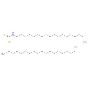 Carbamodithioic acid, octadecyl-, compd. with 1-octadecanamine (1:1)