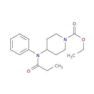 乙基4-[(1-氧丙基)苯基氨基]-1-哌啶羧酸甲酯