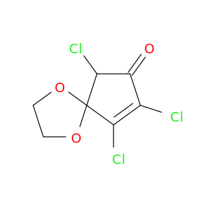 1,4-Dioxaspiro[4.4]non-8-en-7-one, 6,8,9-trichloro-