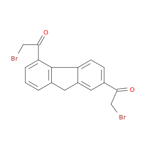 Ethanone, 1,1'-(9H-fluorene-2,5-diyl)bis[2-bromo-