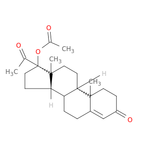 (8xi,10xi,13xi)-3,20-dioxopregn-4-en-17-yl acetate