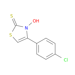 4-(4-CHLOROPHENYL)-3-HYDROXY-2(3H) THIAZOLETHIONE