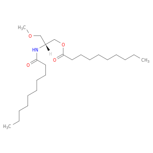 Decanoic acid, (2R)-3-methoxy-2-[(1-oxodecyl)amino]propyl ester