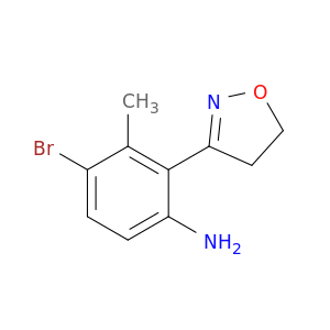 4-溴-2-(4,5-二氢-3-异恶唑基)-3-甲基苯胺