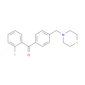甲烷酮,(2-氟苯基)[4-(4-硫代啉基甲基)苯基]-