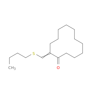 Cyclododecanone, 2-[(butylthio)methylene]-