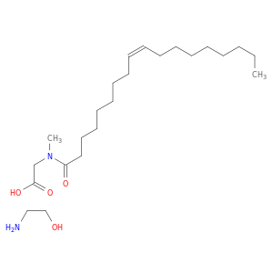 甘氨酸,N-甲基-N-[(9Z)-1-氧代-9-十八加入-1-基]-,Compd。用2-氨基乙醇(1：1)