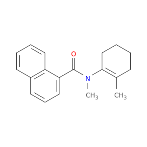 1-Naphthalenecarboxamide, N-methyl-N-(2-methyl-1-cyclohexen-1-yl)-
