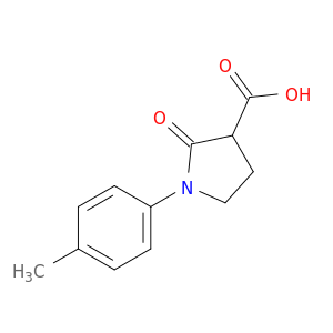 1-(4-甲基苯基)-2-氧代-3-吡咯烷羧酸