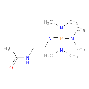 Acetamide, N-[2-[[tris(dimethylamino)phosphoranylidene]amino]ethyl]-