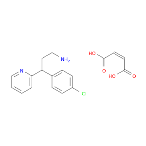 2-吡啶丙醇胺,γ-(4-氯苯基)-,(2Z)-2-丁二醇酯(1：1)