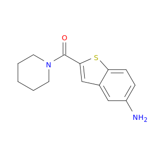 Piperidine, 1-[(5-aminobenzo[b]thien-2-yl)carbonyl]-
