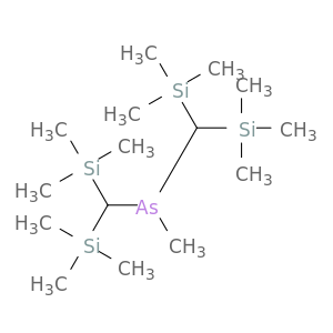 Arsine, bis[bis(trimethylsilyl)methyl]methyl-