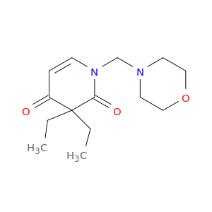 2,4(1H,3H)-Pyridinedione,3,3-diethyl-1-(4-morpholinylmethyl)-