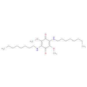 2,5-dimethoxy-3,6-bis(octylamino)cyclohexa-2,5-diene-1,4-dione