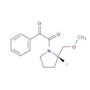 Pyrrolidine, 2-(methoxymethyl)-1-(oxophenylacetyl)-, (S)-