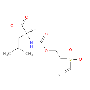 L-Leucine, N-[[2-(ethenylsulfonyl)ethoxy]carbonyl]-