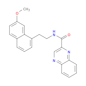 2-Quinoxalinecarboxamide,N-[2-(7-methoxy-1-naphthalenyl)ethyl]-