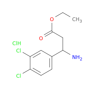 3-氨基-3-(3,4-二氯苯基)丙酸乙酯，盐酸盐