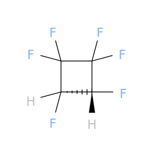 Cyclobutane,1,1,2,2,3,4-hexafluoro-, (3R,4R)-rel-