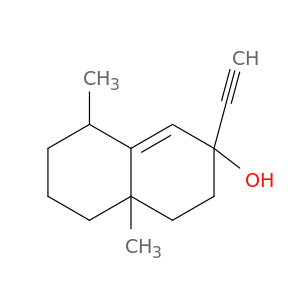 2-Naphthalenol, 2-ethynyl-2,3,4,4a,5,6,7,8-octahydro-4a,8-dimethyl-