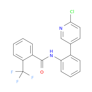 Benzamide, N-[2-(6-chloro-3-pyridinyl)phenyl]-2-(trifluoromethyl)-