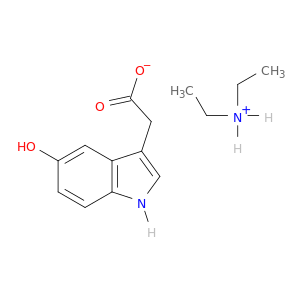 1H-吲哚-3-乙酸,5-羟基,Compd。用N-乙基乙胺(1：1)