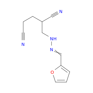 Pentanedinitrile, 2-[[(2-furanylmethylene)hydrazino]methyl]-