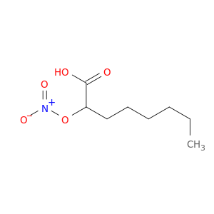 Octanoic acid, 2-(nitrooxy)-