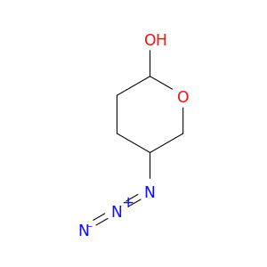 2H-Pyran-2-ol, 5-azidotetrahydro-