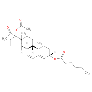 [(3S,8R,9S,10R,13S,14S,17R)-17-acetyl-17-acetyloxy-10,13-dimethyl-1,2,3,8,9,11,12,14,15,16-decahydrocyclopenta[a]phenanthren-3-yl] hexanoate