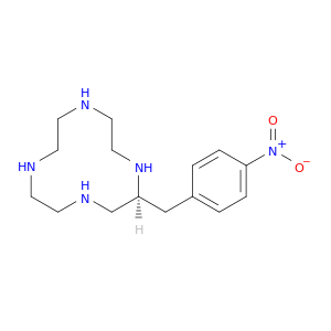 1,4,7,10-Tetraazacyclododecane, 2-[(4-nitrophenyl)methyl]-, (2S)-