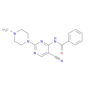Benzamide, N-[5-cyano-2-(4-methyl-1-piperazinyl)-4-pyrimidinyl]-