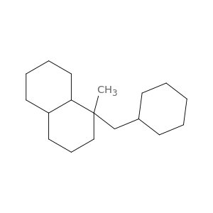 Naphthalene, (cyclohexylmethyl)decahydromethyl-