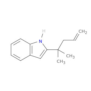 1H-Indole, 2-(1,1-dimethyl-3-butenyl)-