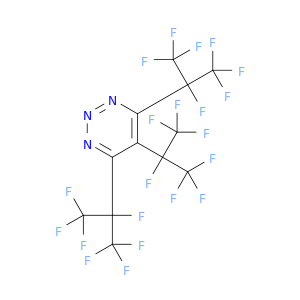 1,2,3-Triazine, 4,5,6-tris[1,2,2,2-tetrafluoro-1-(trifluoromethyl)ethyl]-