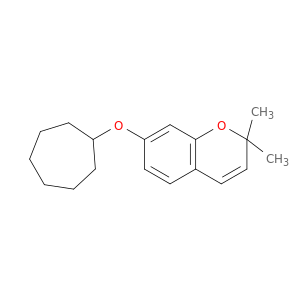 2H-1-Benzopyran,7-(cycloheptyloxy)-2,2-dimethyl-