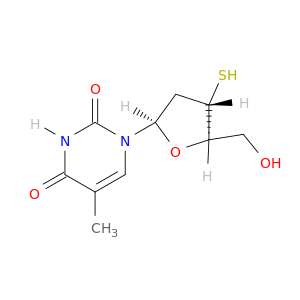 Thymidine, 3'-thio-(9CI)