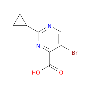 5-BROMO-2-CYCLOPROPYLPYRIMIDINE-4-CARBOXYLIC ACID