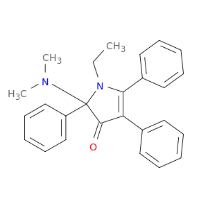 3H-Pyrrol-3-one, 2-(dimethylamino)-1-ethyl-1,2-dihydro-2,4,5-triphenyl-