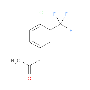 1-(4-Chloro-3-(trifluoromethyl)phenyl)propan-2-one