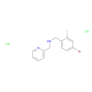 [(4-Bromo-2-fluorophenyl)methyl](pyridin-2-ylmethyl)amine Dihydrochloride