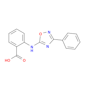 Benzoic acid, 2-[(3-phenyl-1,2,4-oxadiazol-5-yl)amino]-