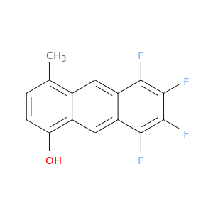 1-Anthracenol, 5,6,7,8-tetrafluoro-4-methyl-