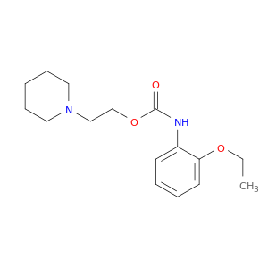 Carbamic acid, (2-ethoxyphenyl)-, 2-(1-piperidinyl)ethyl ester