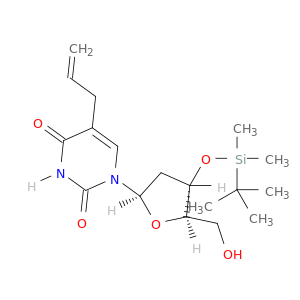 Uridine, 2'-deoxy-3'-O-[(1,1-dimethylethyl)dimethylsilyl]-5-(2-propenyl)-