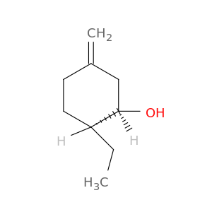 Cyclohexanol, 2-ethyl-5-methylene-, cis-