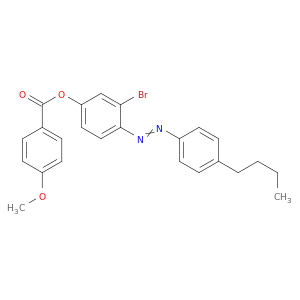 Benzoic acid, 4-methoxy-, 3-bromo-4-[(4-butylphenyl)azo]phenyl ester