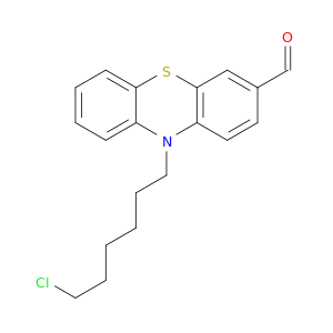 10H-Phenothiazine-3-carboxaldehyde, 10-(6-chlorohexyl)-